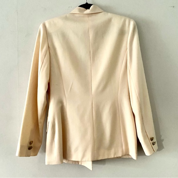 vintage Deco Gold button Blazer double breasted - Picture 2 of 5